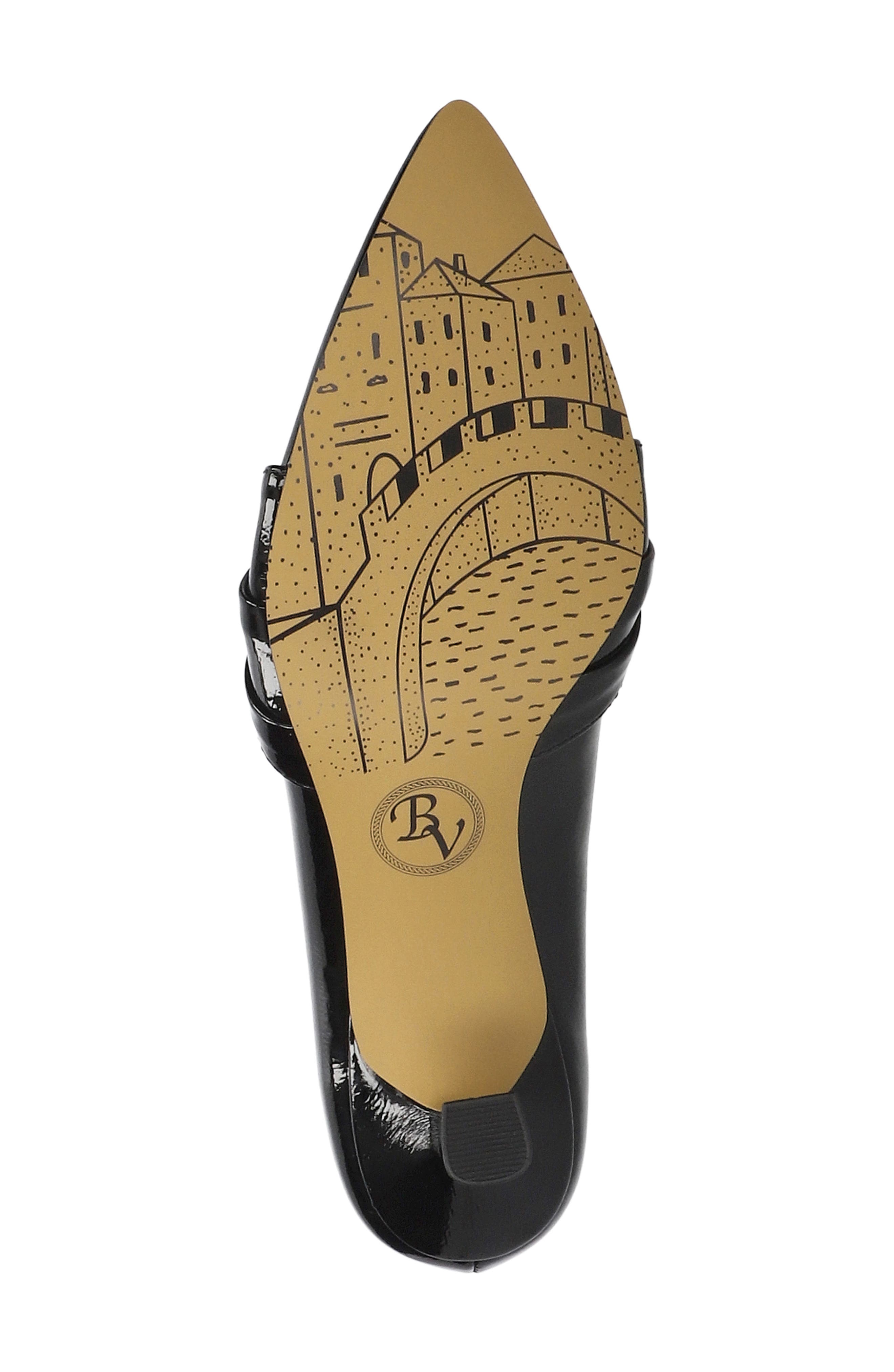 Ziggy Pointed Toe Kitten Heel Pump, Alternate, color, BLACK PATENT