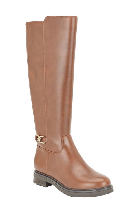 Truna Knee High Faux Leather Boot