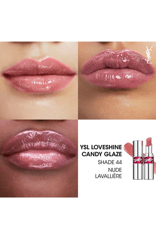 Saint Laurent Yves Candy Glaze Lip Gloss Stick In 44 - Nude Lavalliere