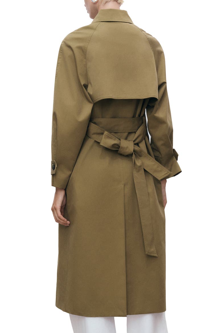 Angela Trench Coat, Alternate, color, KHAKI GREEN