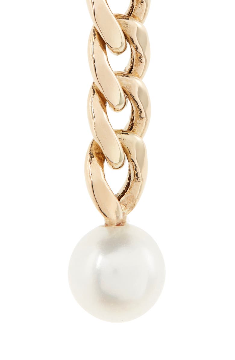 Zoë Chicco Short Curb Chain Earring, Alternate, color,