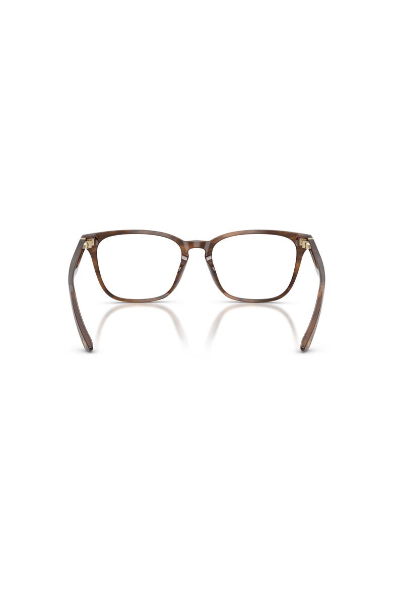 55mm Square optical glasses, Alternate, color, Brown