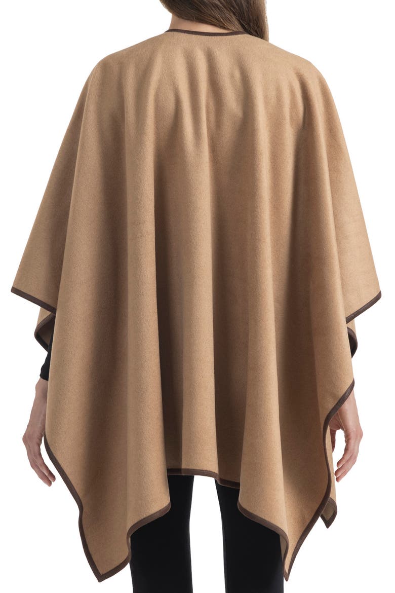 Wool Blend Cape, Alternate, color, CAMEL