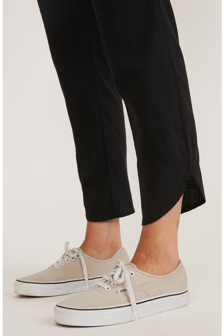 The Allison Pull-On Tencel® Lyocell Pants, Alternate, color, BLACK