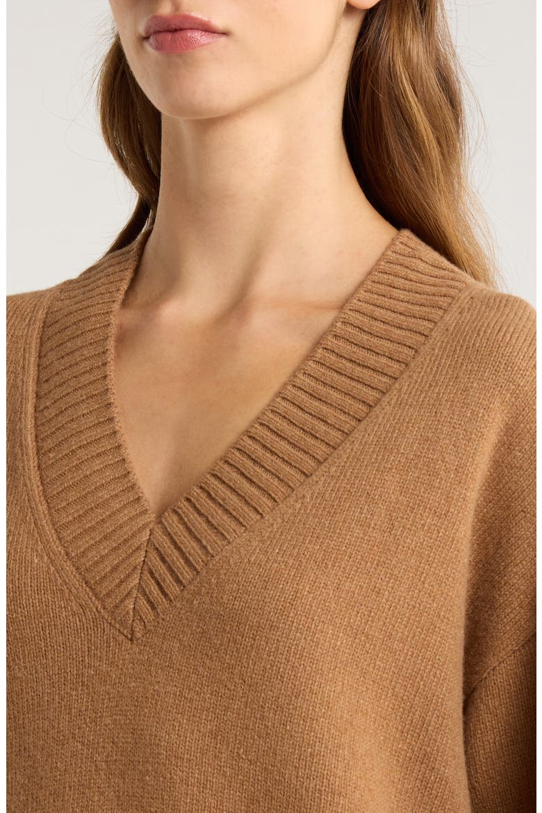 Jadey Oversize Cashmere Sweater, Alternate, color, CAMEL
