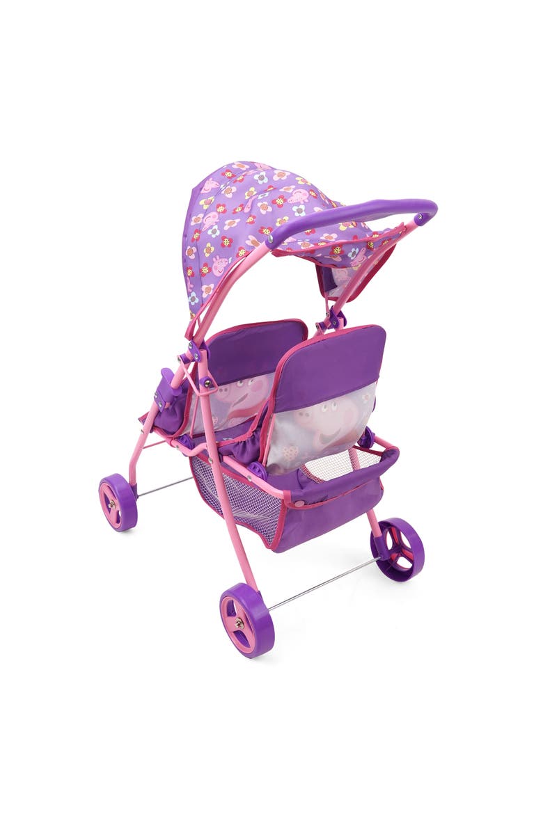 Doll Twin Stroller, Alternate, color, Multicolored