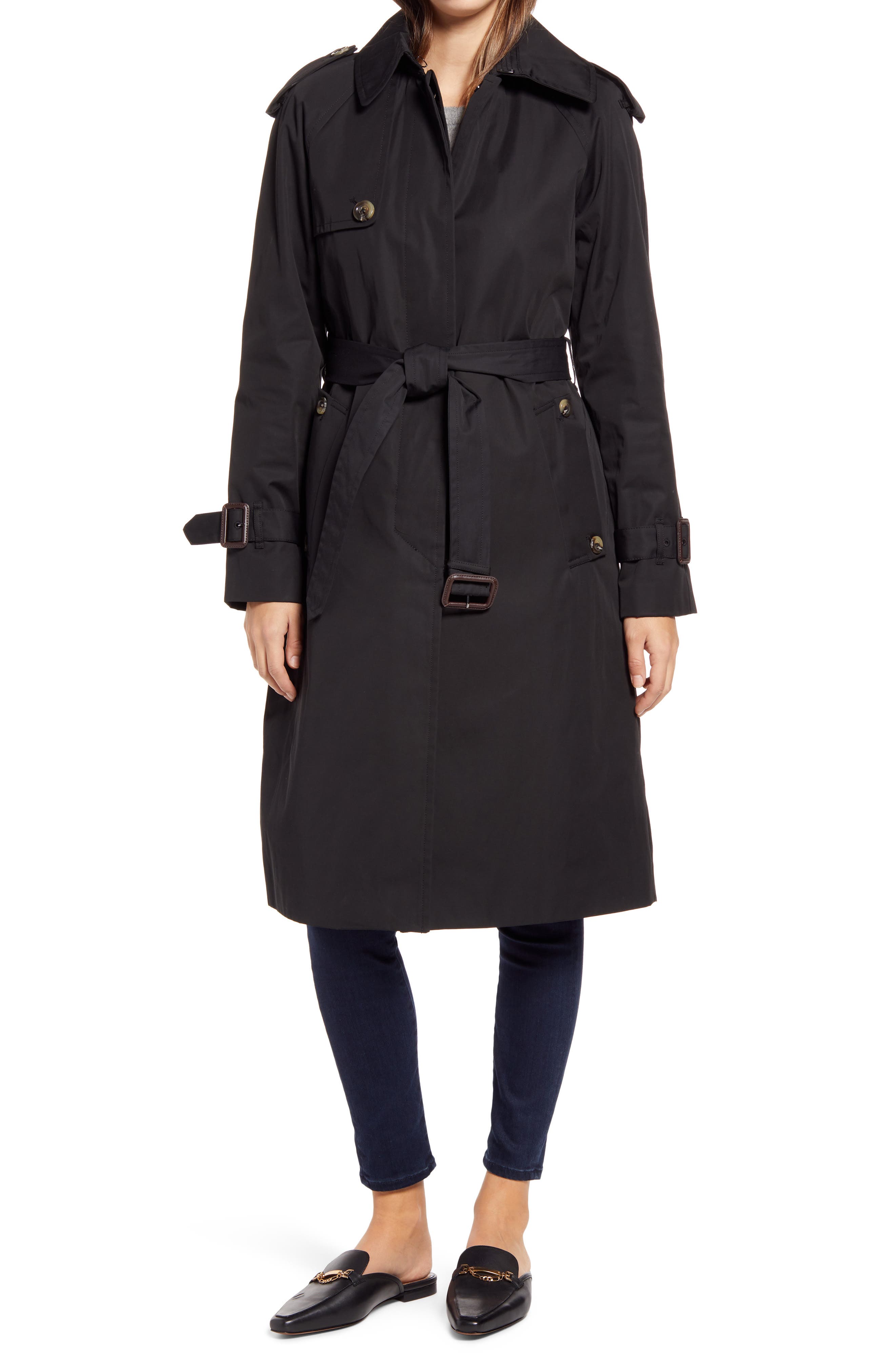London Fog Heritage Water Repellent Trench Coat