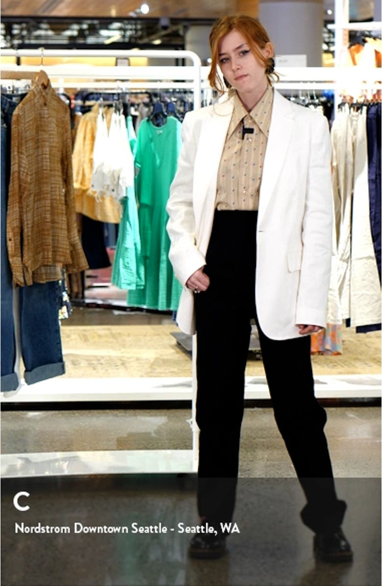 Donovan Linen Blend Blazer, sales video thumbnail