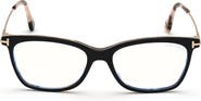 TOM FORD 50mm Square Optical Glasses