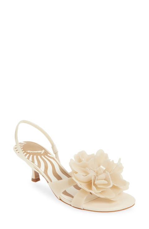 Flower Jelly Slingback Sandal (Women)