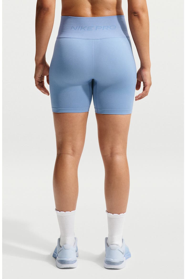 Dri-FIT High Waist 5-Inch Bike Shorts, Alternate, color, WORK BLUE