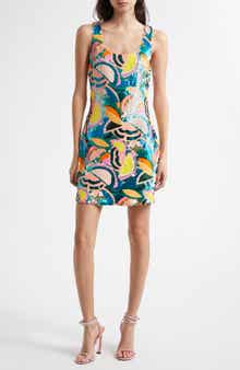 Ramy Brook Miller Tropical Sequin Minidress