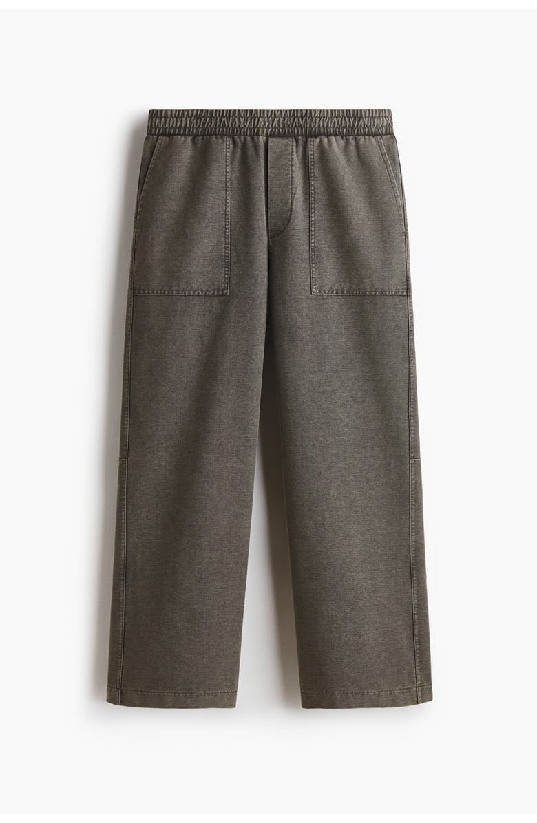 H&M Relaxed Fit Joggers, Main, color, Dark Gray