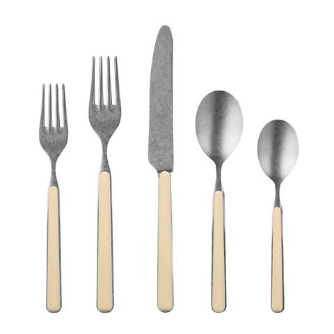 Fantasia Pewter Flatware Set - 20 Pieces