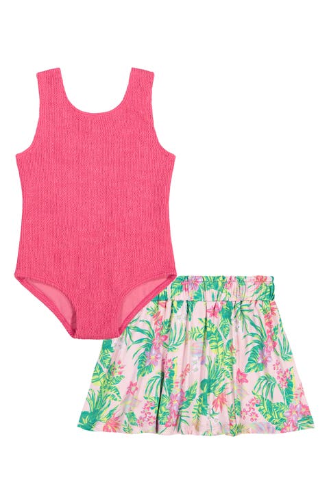 Kids' 2-Piece Swimsuit Set (Little Kid)