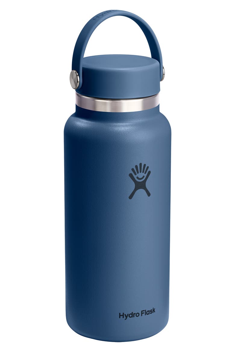 32-Ounce Wide Flex Cap Bottle, Alternate, color, HARBOR BLUE