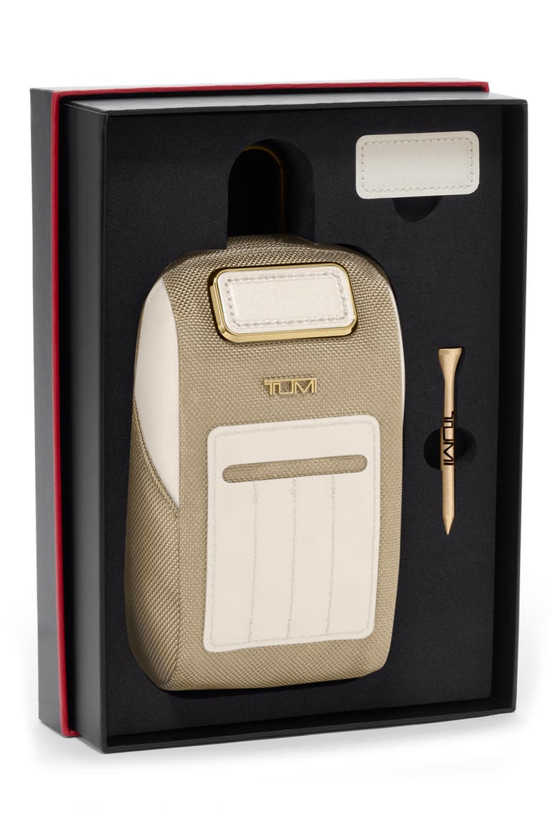 Golf Pouch with Tees, Alternate, color, OFF WHITE/ TAN