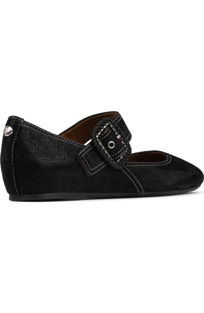 Donald Pliner Lavana Buckle Ballet Flat, Alternate, color, Black