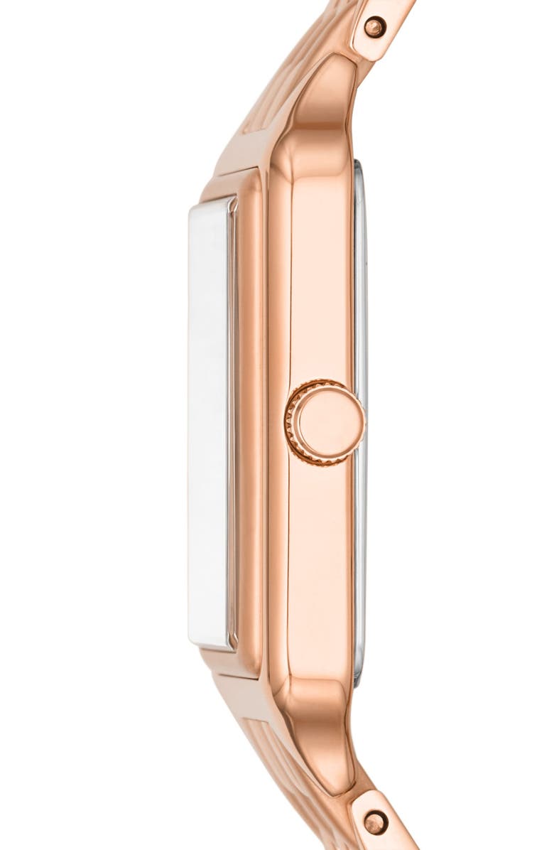 Fossil Raquel Bracelet Watch, 23mm, Alternate, color, Rose Gold