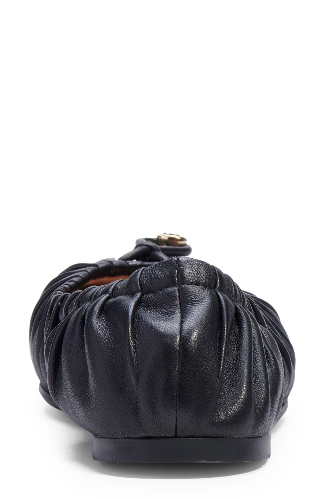 COACH Eleanor Leather Flat, Alternate, color, 