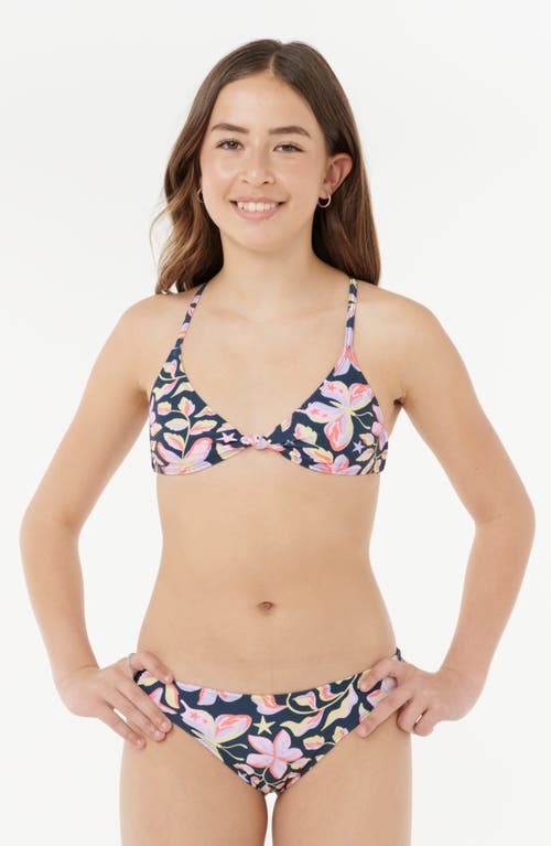 Rip Curl Kids' Sunset Skies Two-piece Swimsuit In Multi