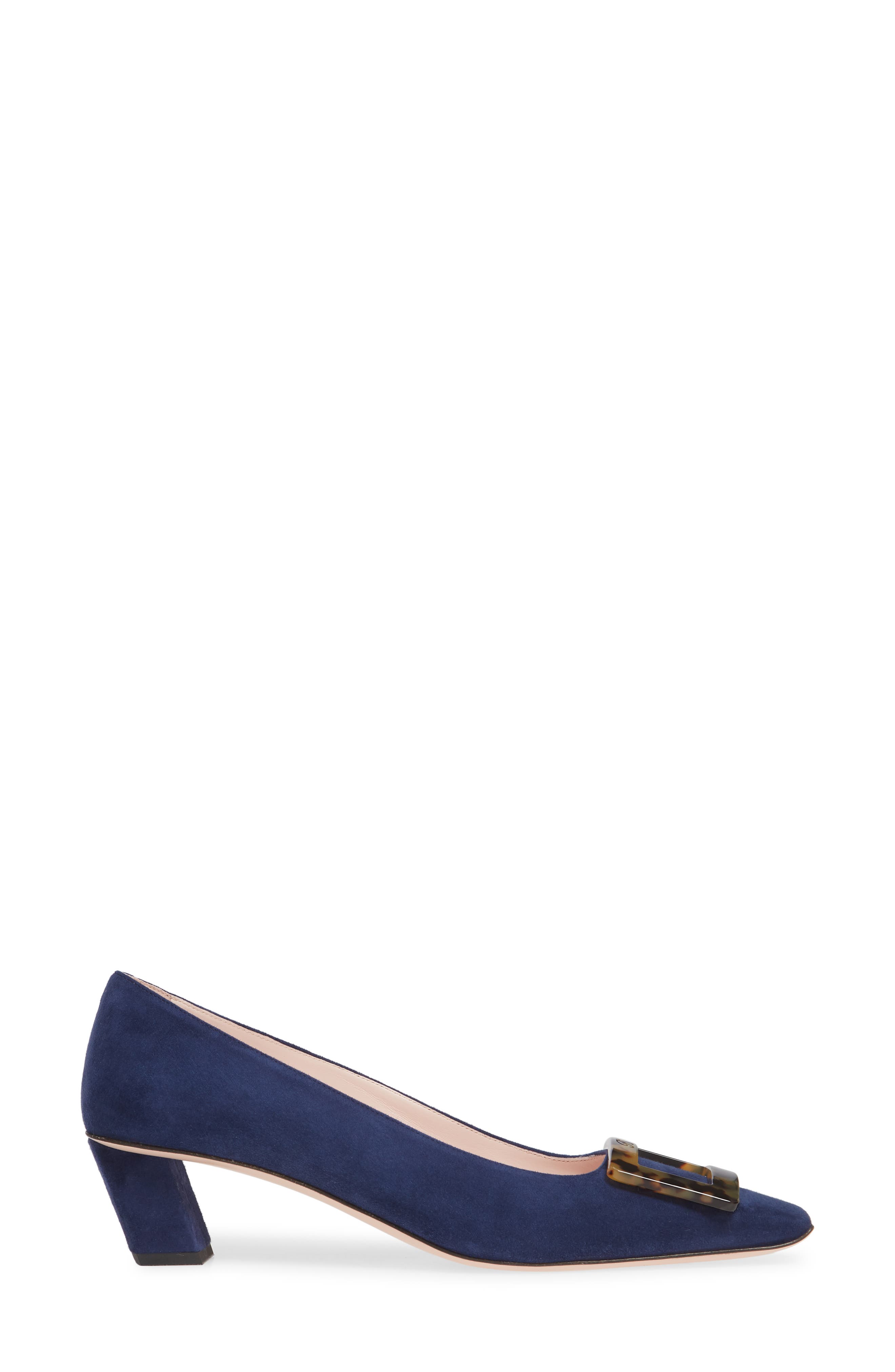 Roger Vivier Belle Vivier Buckle Block Heel Pump, Alternate, color, 