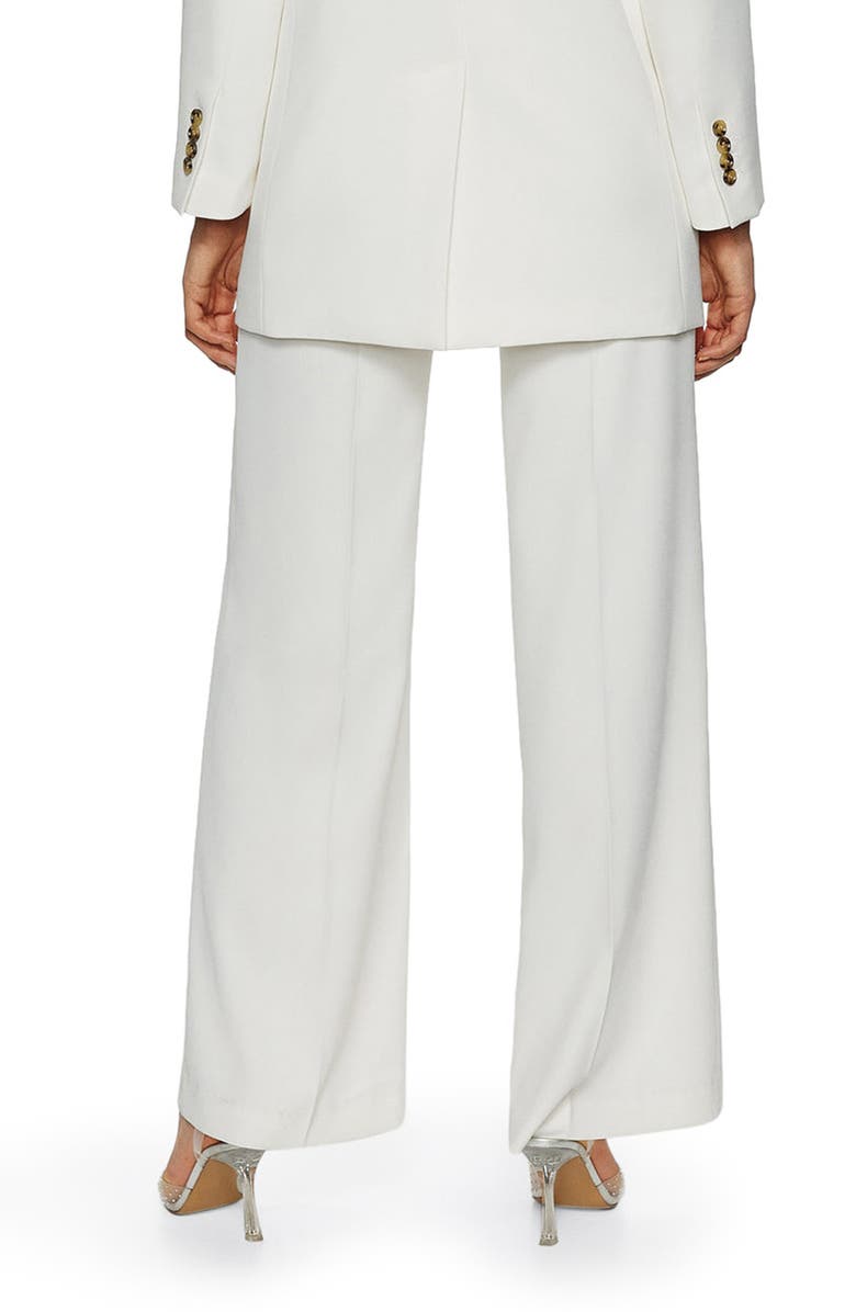 MANGO Wide Leg Suit Pants, Alternate, color, 