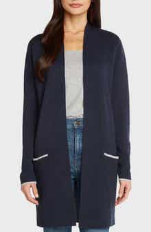 matty m. Double Knit Cardigan