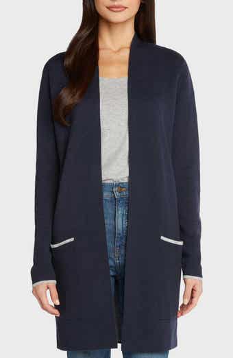 matty m. Double Knit Cardigan