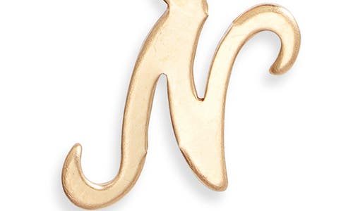 Set & Stones Gianna Initial Pendant Necklace In Gold/n