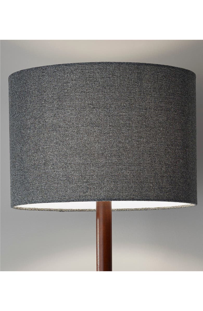 ADESSO LIGHTING Ellis Floor Lamp, Alternate, color, Walnut