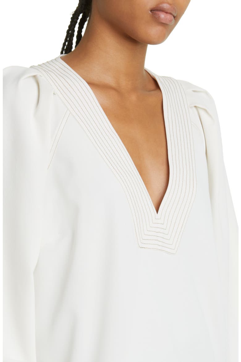 Osler Puff Shoulder Top, Alternate, color, WHITE