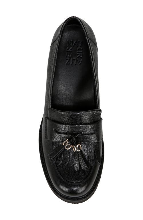 Naturalizer Desmond Kiltie Lug Sole Loafers In Black