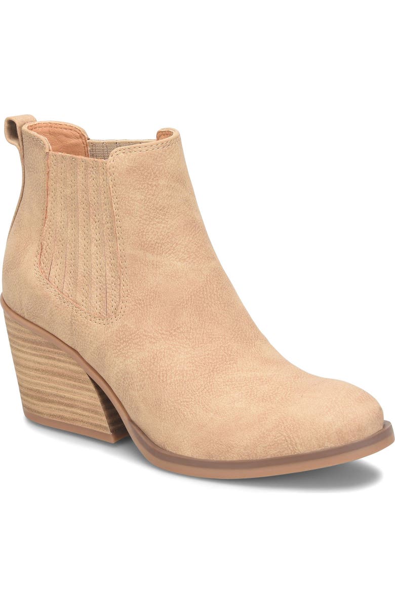 KORKS Hadley Block Heel Bootie, Main, color, Natural