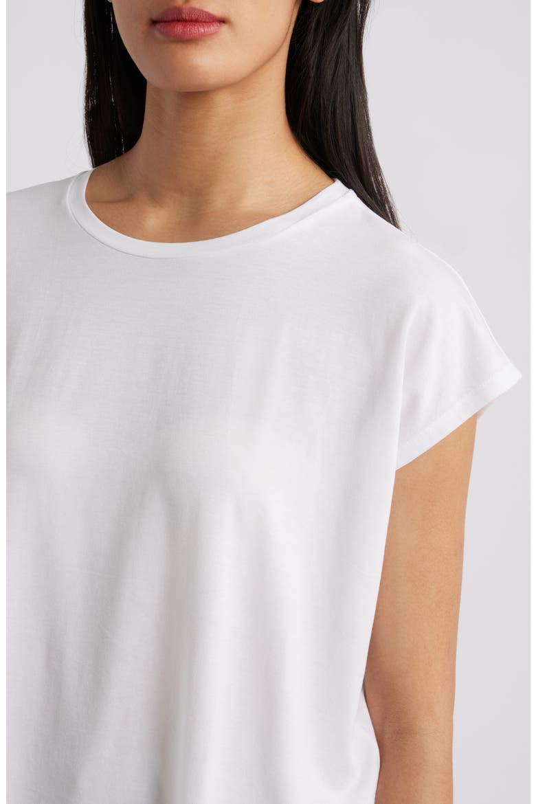 Short Sleeve Tencel® Lyocell T-Shirt, Alternate, color, WHITE
