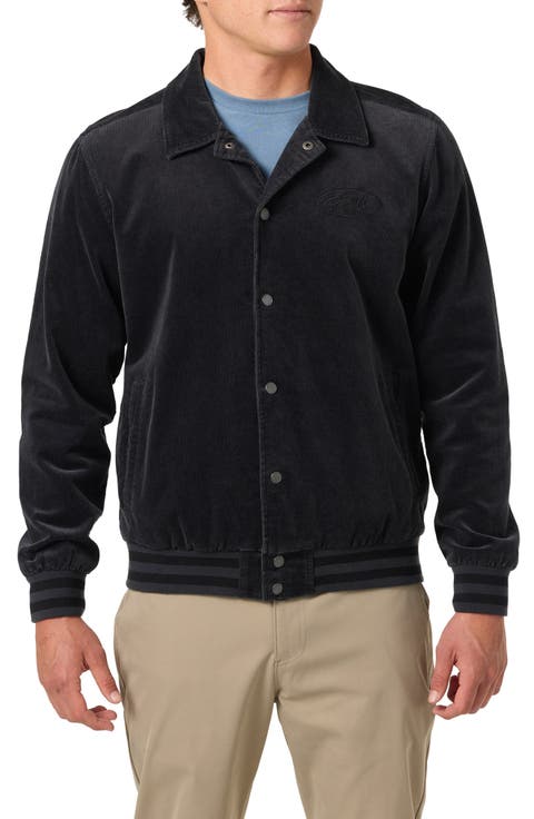 Cowell Stretch Corduroy Varsity Jacket