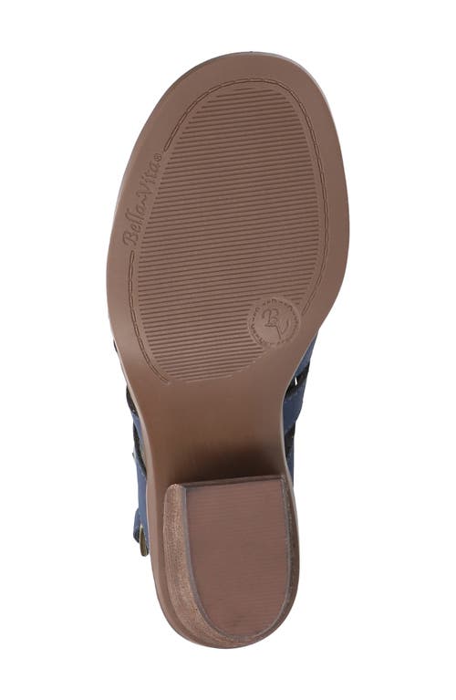Bella Vita Rhodes Slingback Sandal In Navy