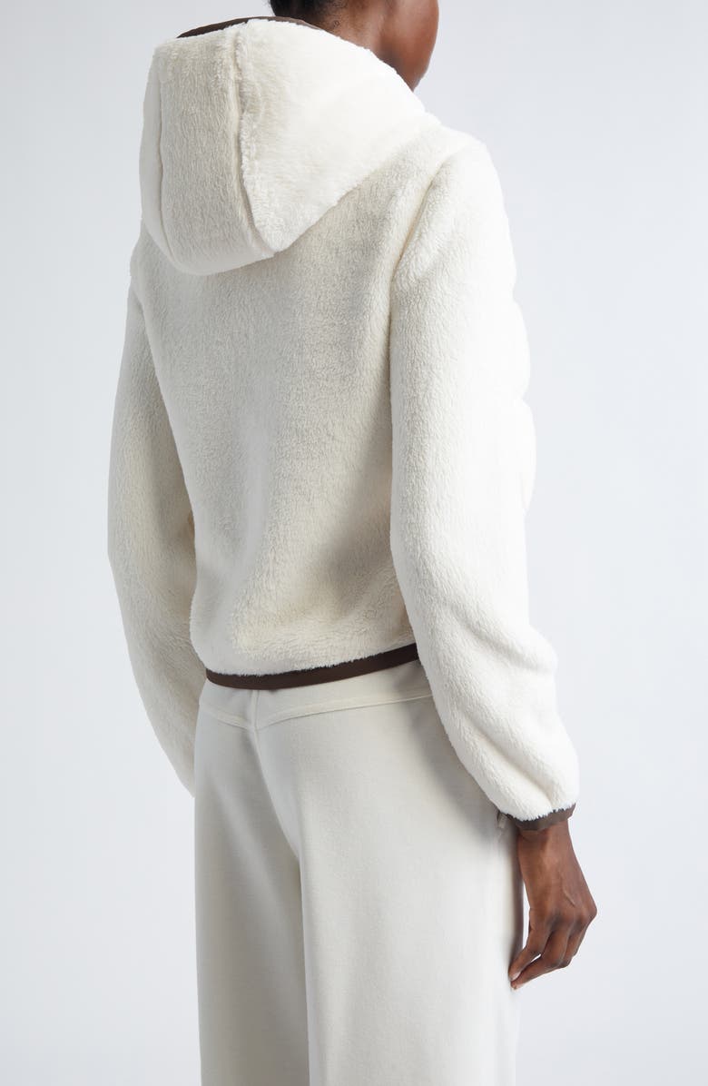 Moncler Grenoble Hooded Polartec<sup>®</sup> Zip Down Jacket, Alternate, color, White