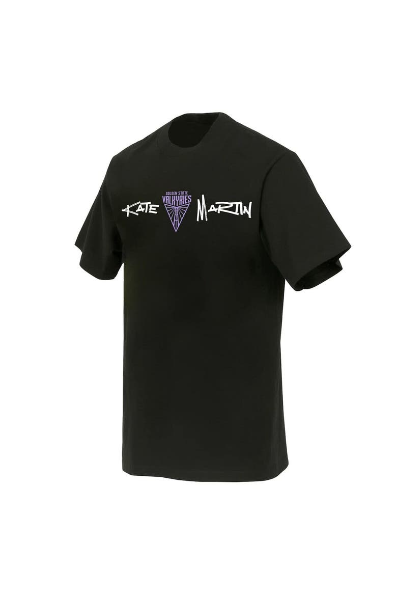 Unisex round21 Kate Martin Black Golden State Valkyries Launch Name & Number T-Shirt, Alternate, color, Black