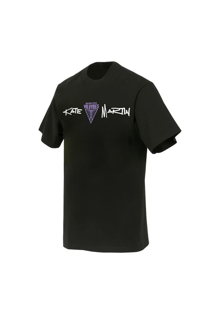 round21 Unisex round21 Kate Martin Black Golden State Valkyries Launch Name & Number T-Shirt, Alternate, color, Black