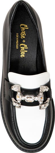 Rhinestone Bit Platform Loafer