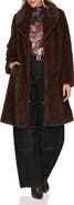 Avec Les Filles Faux Fur Belted Coat