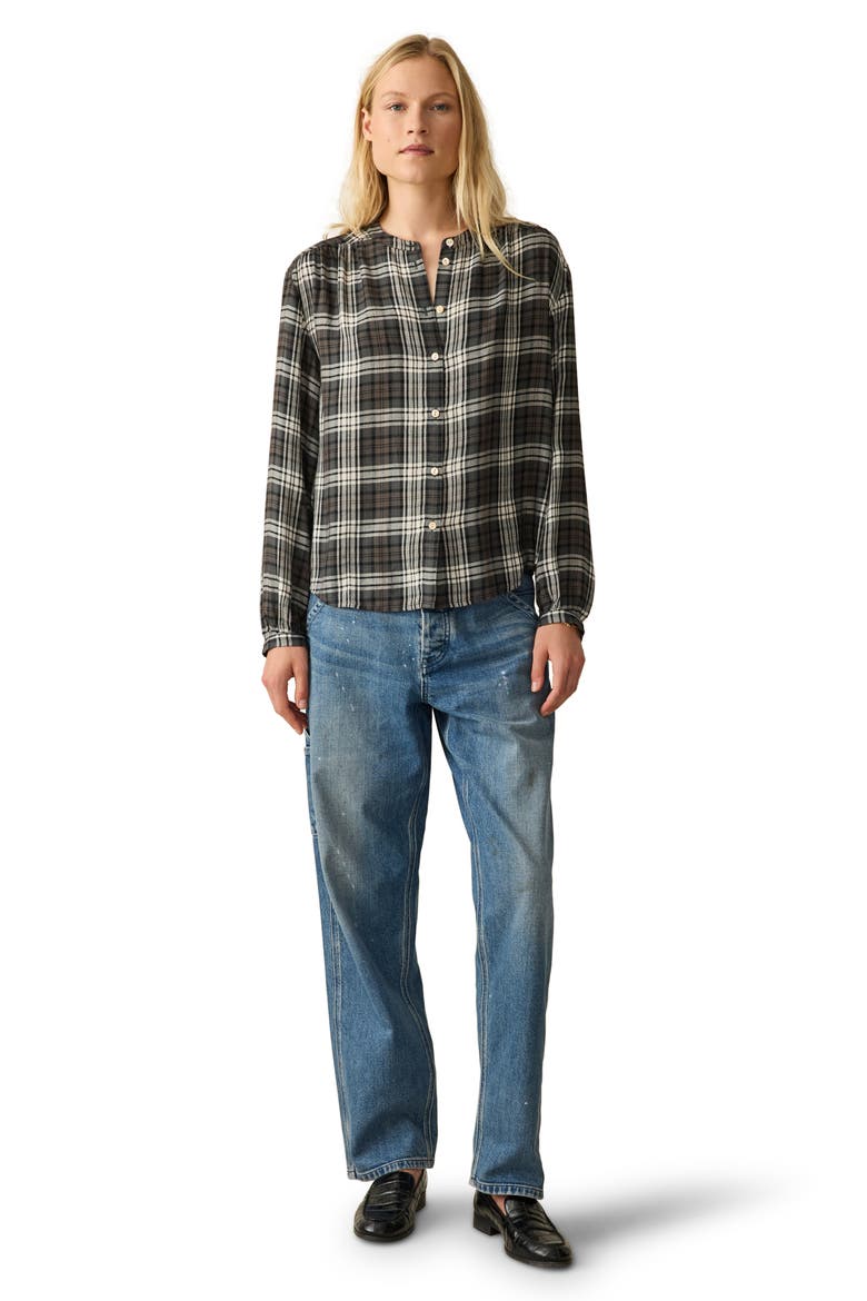 Drift Plaid Button-Up Shirt, Alternate, color, TIMBERWOOD PLAID