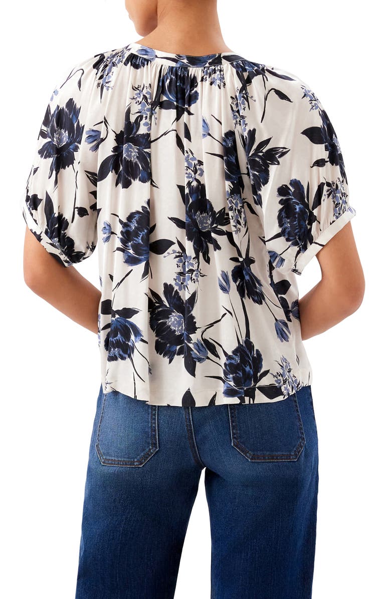 Karen Kane Floral Print Top, Alternate, color, Print