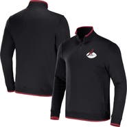 NFL X DARIUS RUCKER Men's NFL x Darius Rucker Collection by Fanatics Black Arizona Cardinals Logo Quarter-Zip Top