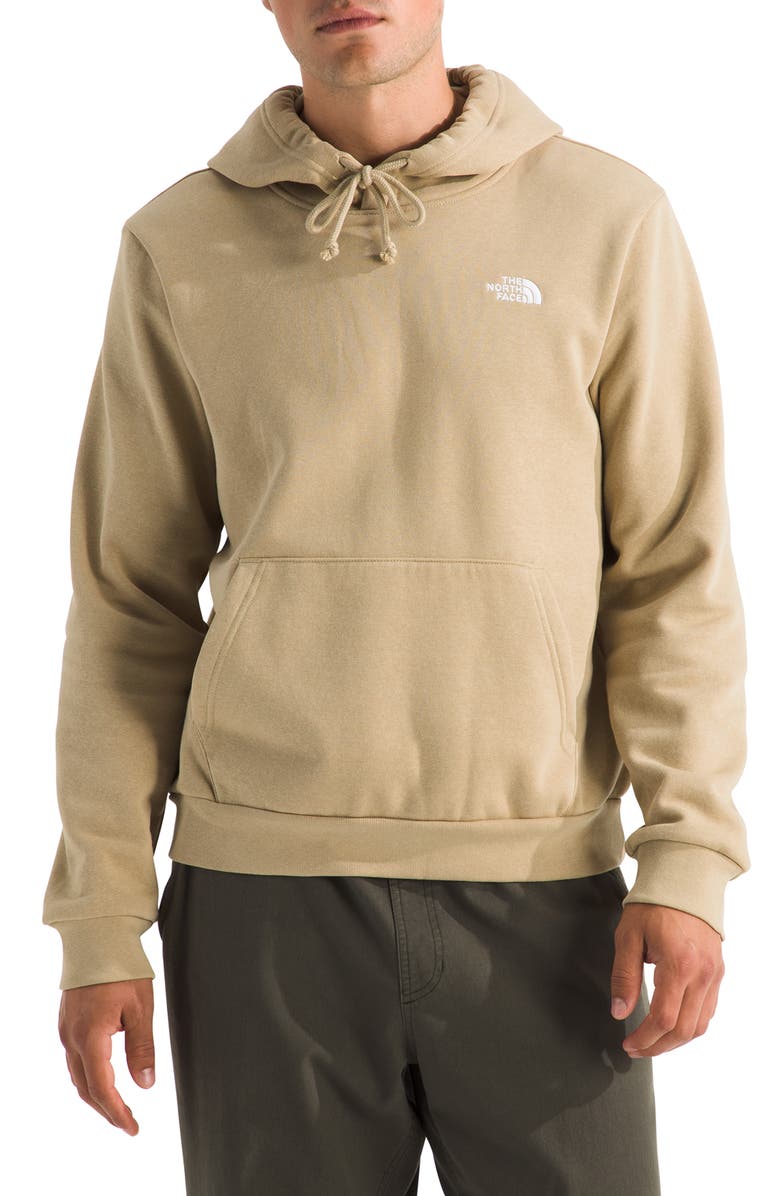 The North Face Evolution Simple Dome Fleece Hoodie, Main, color, Khaki Stone