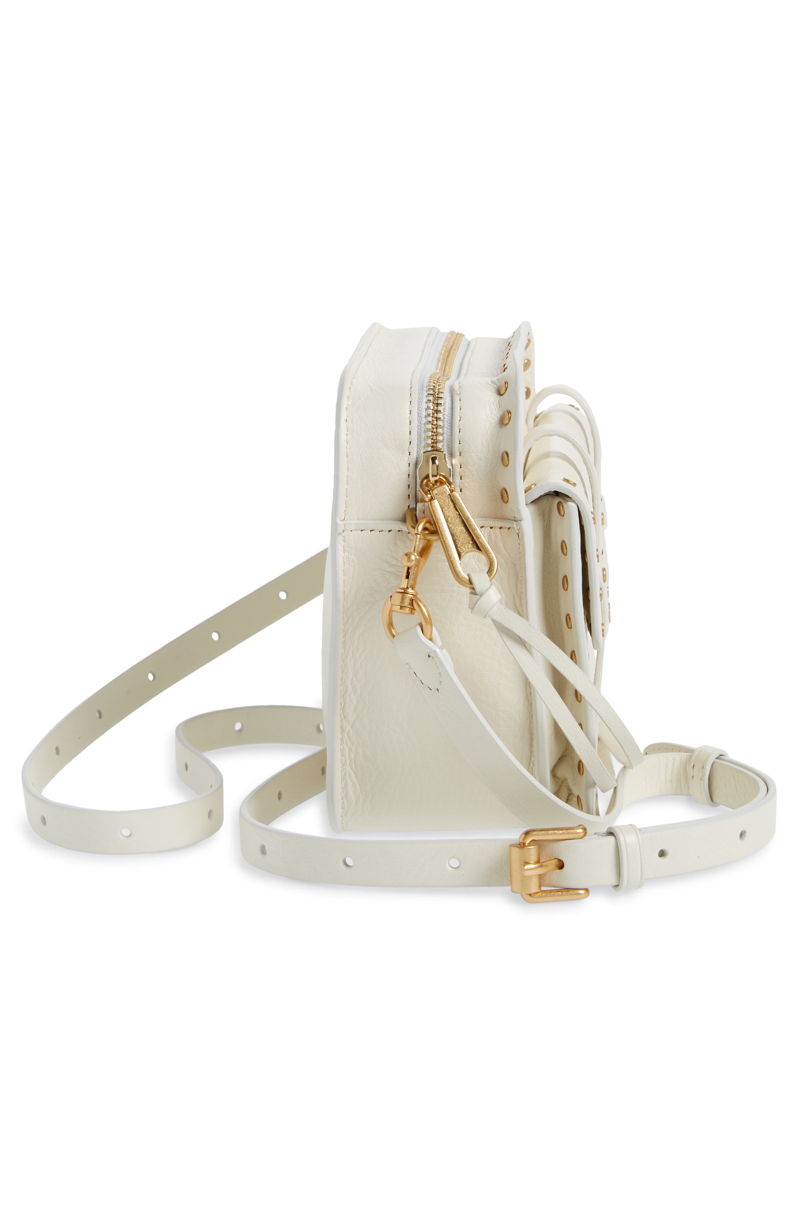 Rebecca Minkoff Nanine Leather Crossbody Bag, Alternate, color, 