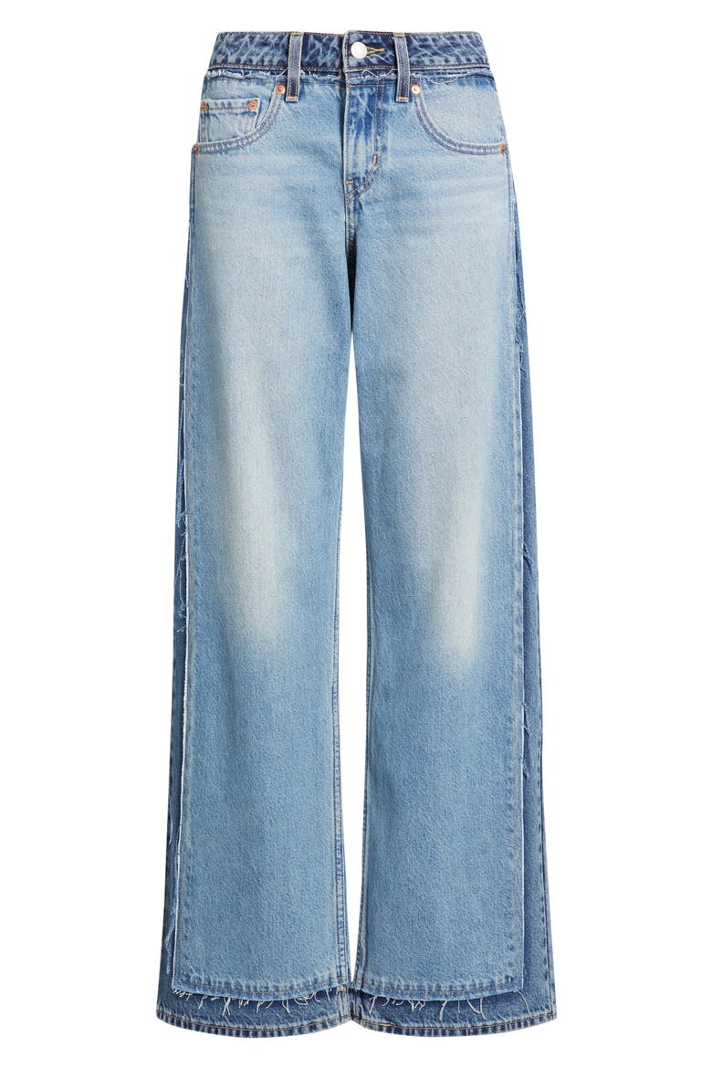 Deconstructed Low Loose Jeans, Alternate, color, UPON REFLECTION