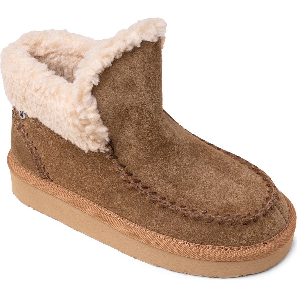 Minnetonka Chandra Faux Shearling Lined Bootie In Multi