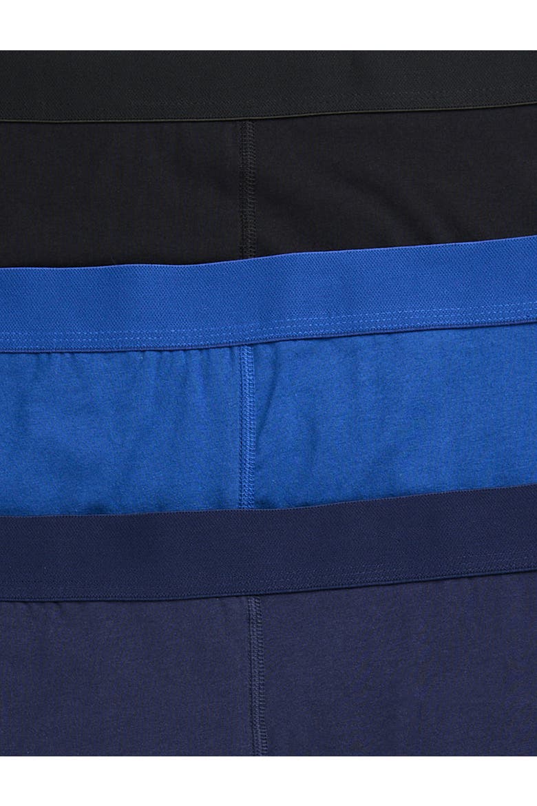 Big & Tall 3-pk Solid Active Stretch 4 Inch Boxer Briefs, Alternate, color, BLUE QUARTZ